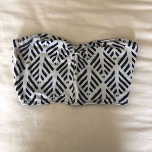 Reversible Black and White Bandeau